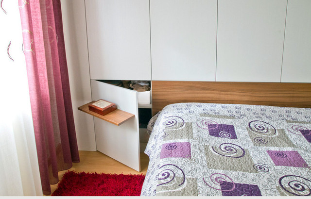 Bespoke bedroom with loads of storage modern-bedroom
