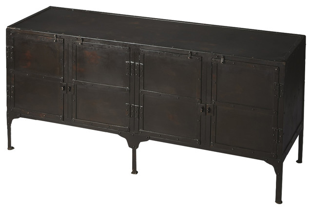 Butler Owen Industrial Chic Console Cabinet Industrial Console