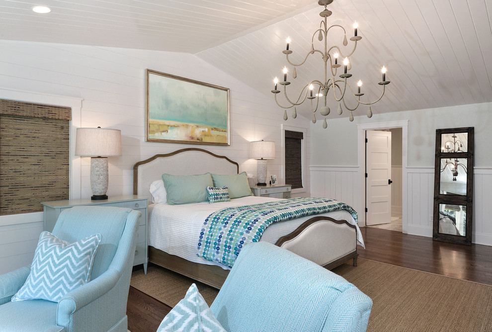 Inspiration for a beach style bedroom in Charleston.