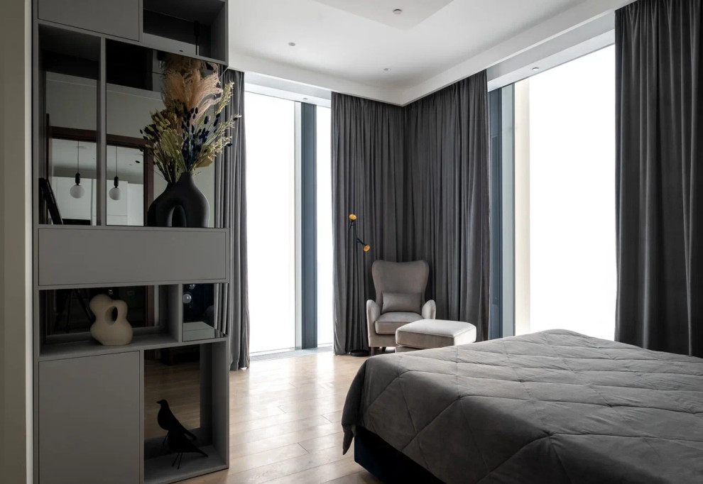 Дизайн интерьера апартаментов в Neva Towers, Москва-Сити (70 м2)