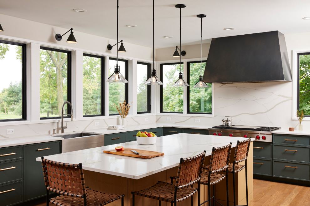 Fairway Residence Transitional Kitchen Minneapolis by Will