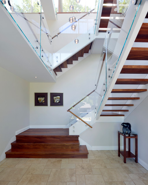 Hillside Home trendy-trappe