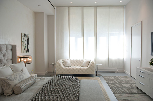 Chelsea Loft modern-schlafzimmer