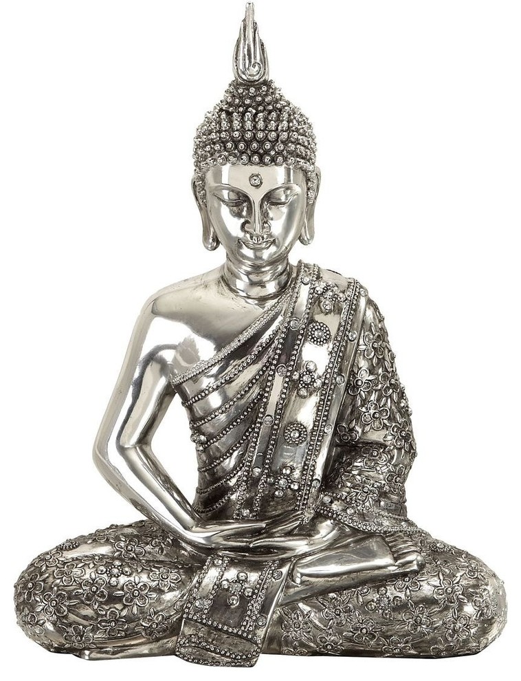 Polystone Sitting Buddha Depicts Meditating Buddha