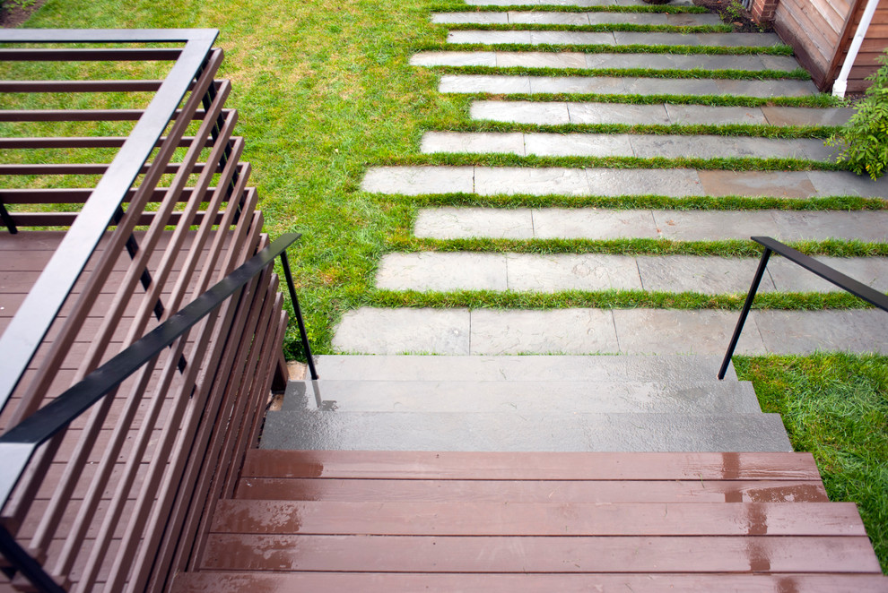 Inspiration for a transitional home design remodel in DC Metro