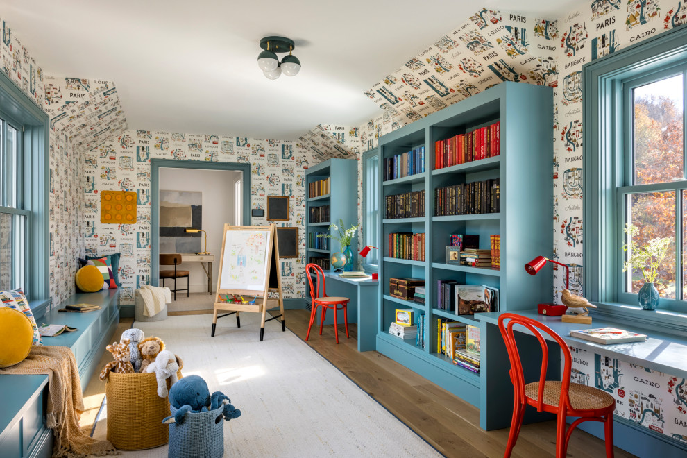 Kids' room - country kids' room idea in New York