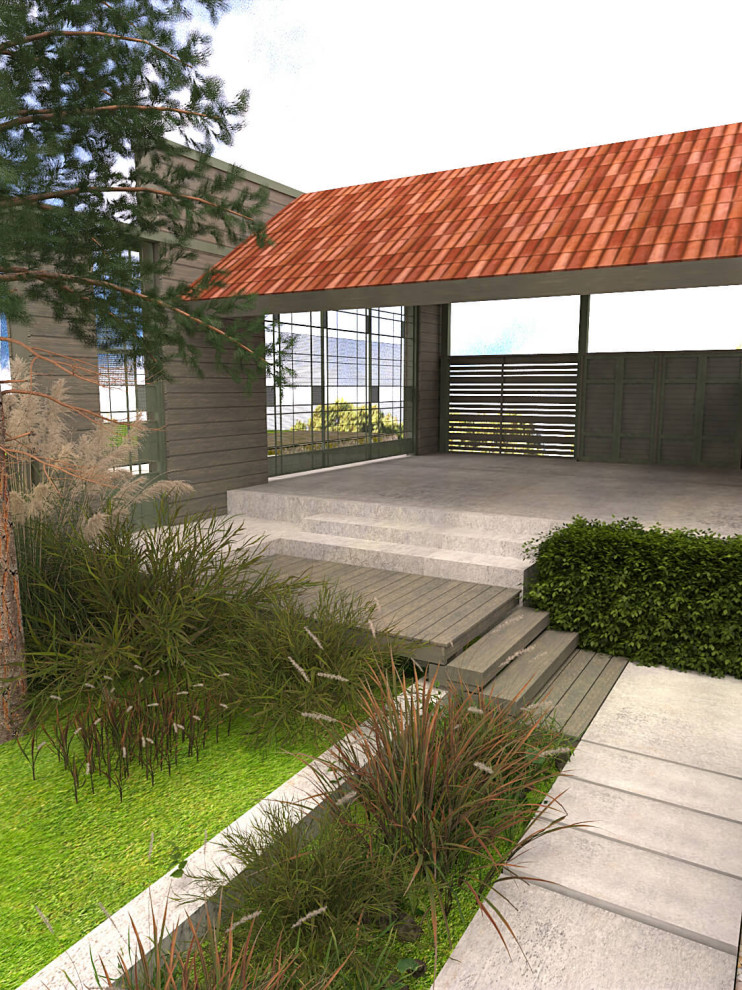 Внутренний двор коттеджа