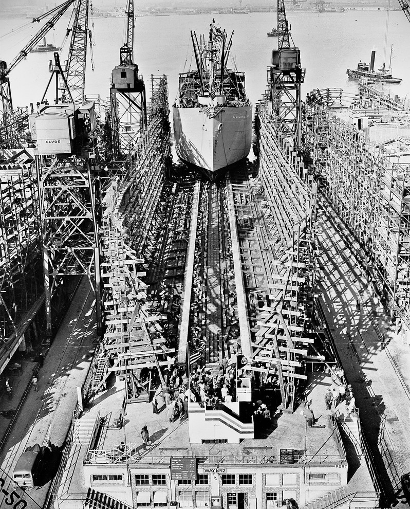 Liberty Ship, Bethlehem Fairfield Shipyards, 1943 Print
