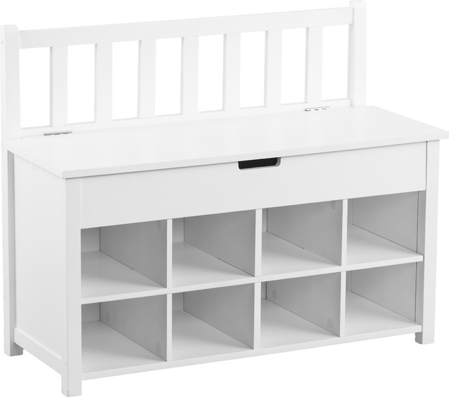 Belleville Shoe Storage Bench Beach Style Shoe Storage By