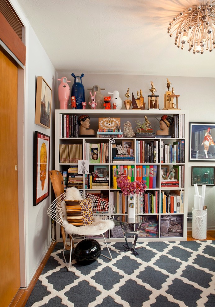 Eclectic home office in San Francisco.
