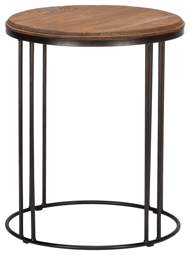 Baron Reclaimed Pine End Table by Kosas Home