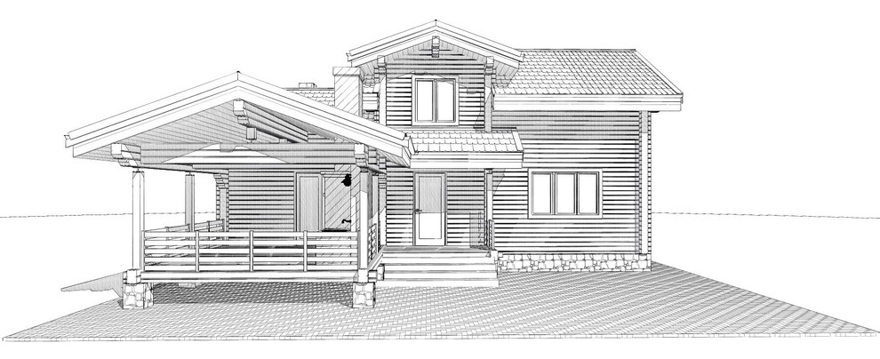 дом-баня  из бруса