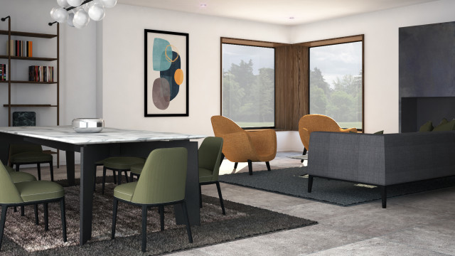Casa MM | 600 mq (work in progress) contemporary-living-room