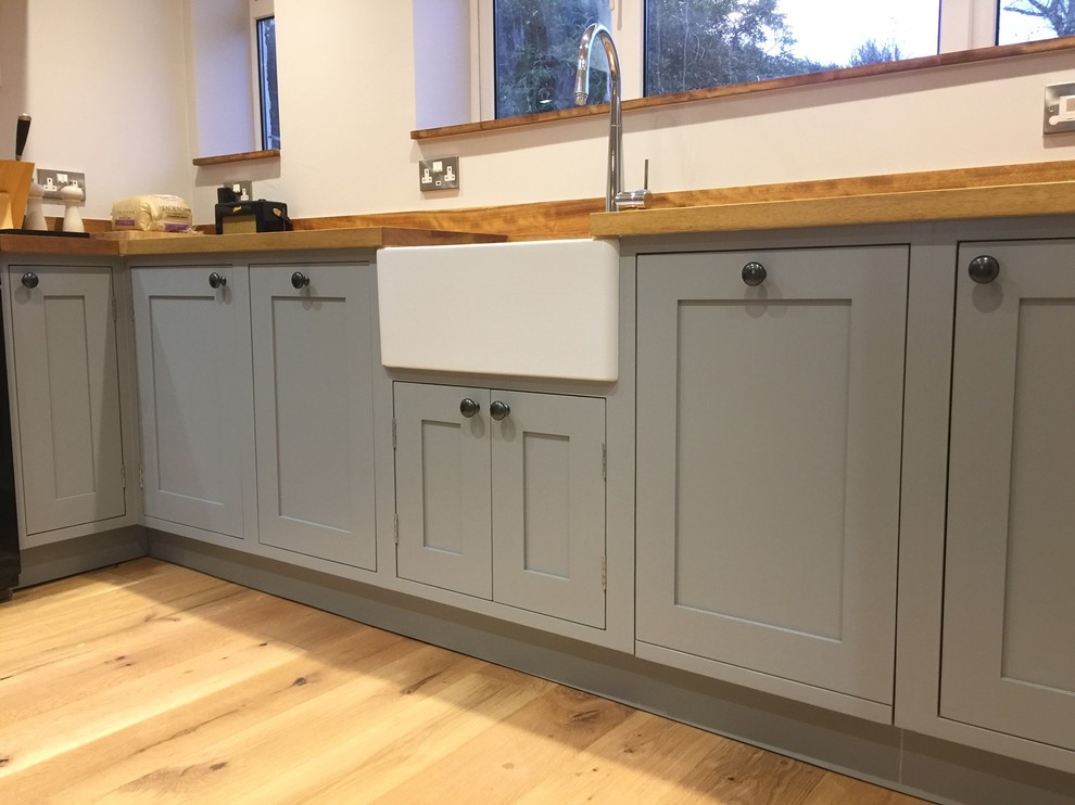 Shaker Kitchen with Iroko work tops