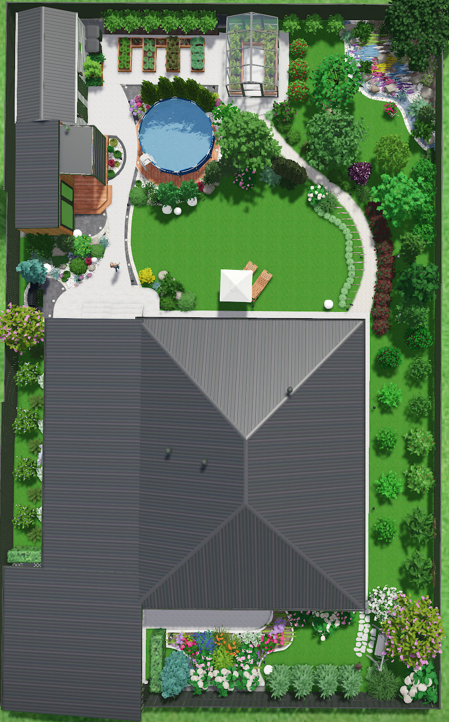 Проект участка 10 соток Новосибирская область