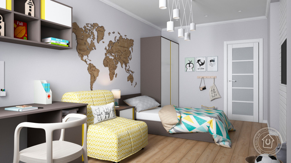 Дизайн-проект детской комнаты г.Тула, проспект Ленина