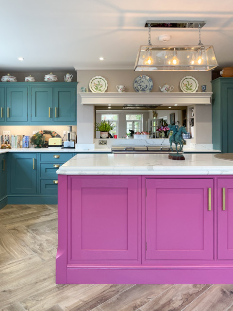 Colourful Country Kitchen landstil-koekken