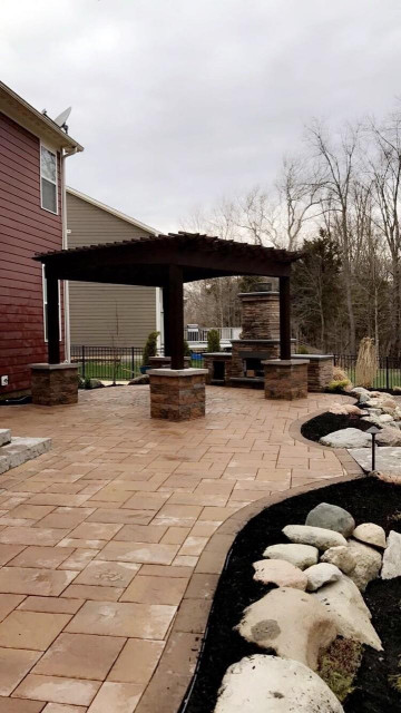 Hardscaping american-traditional-patio