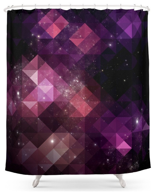 Space Shower Curtain Contemporary Shower Curtains By Society6