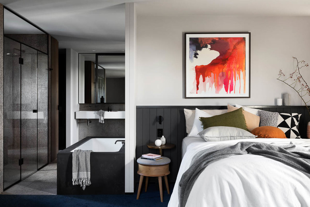 merton RESIDENCE Master Suite - Contemporary - Bedroom ...