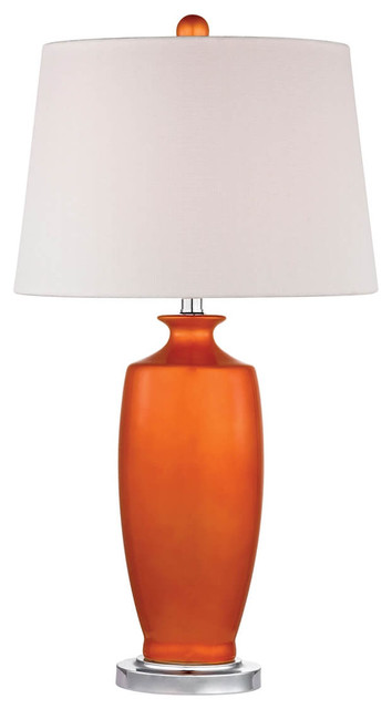 Dimond lighting by Elk D2512 Halisham Ceramic Table Lamp Orange