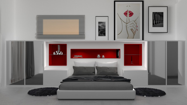 R&eacute;novation villa de toit modern-rendering