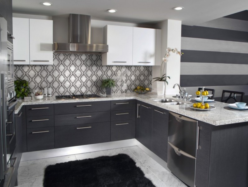 Inspiration for a rustic kitchen remodel in Orange County