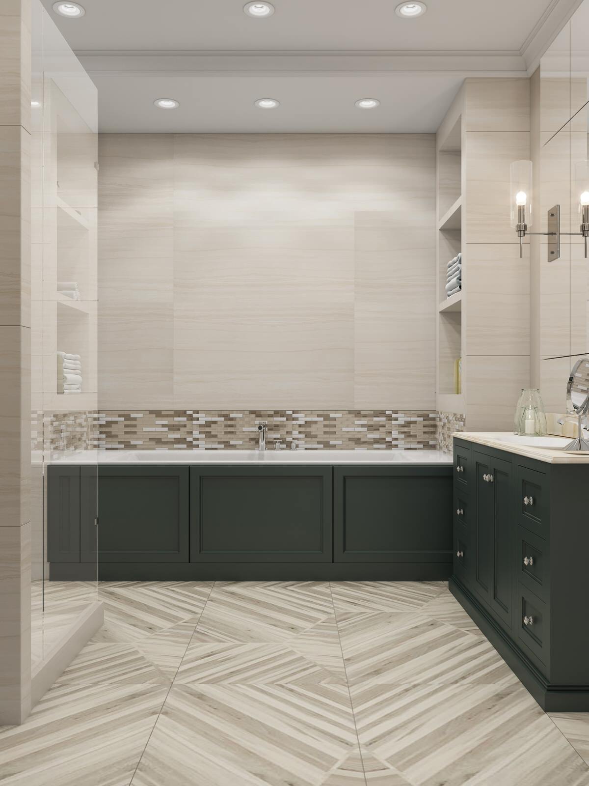 Двухуровневая квартира для пары со взрослым сыном