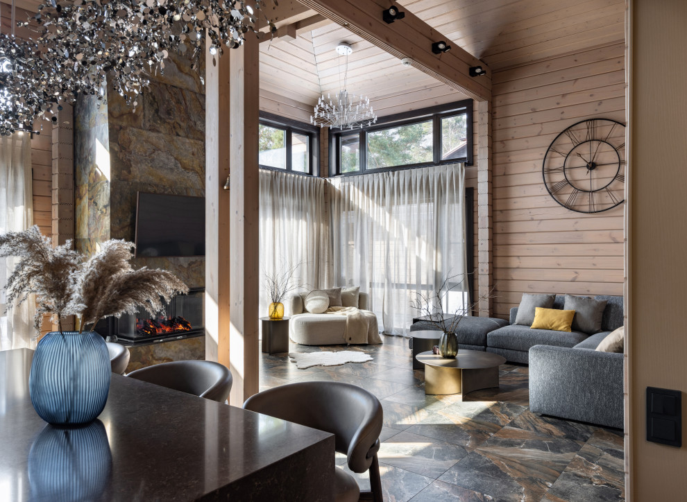 Загородный дом в стиле шале.