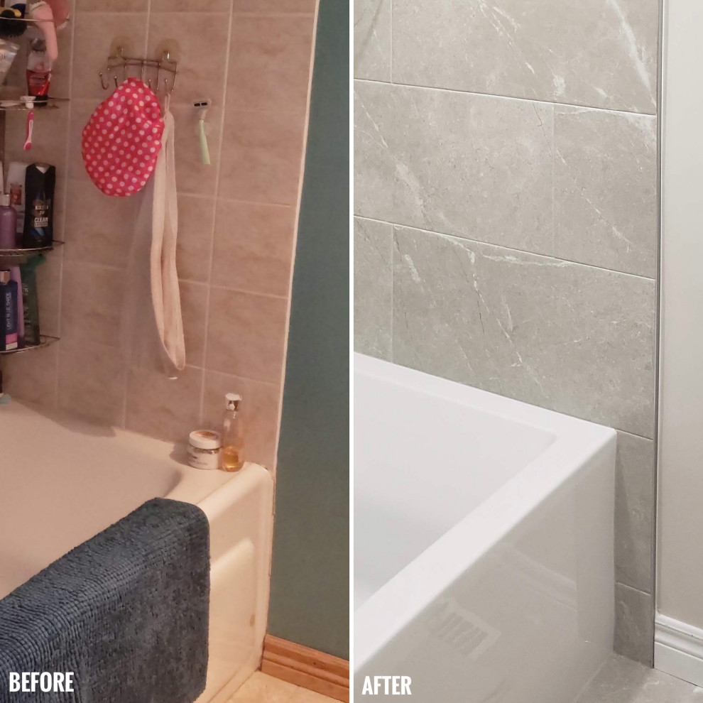 Transitional home design photo in Toronto