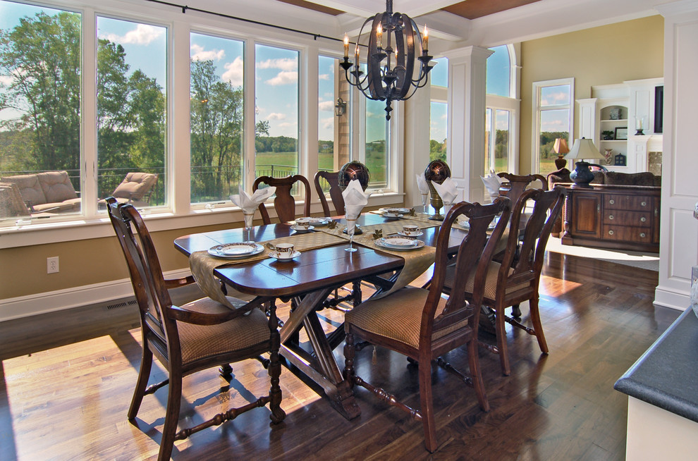 Dining Room Overlookign Protected Wetlands - Traditional - Dining Room ...