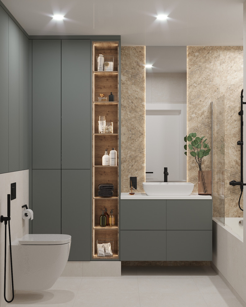 Дизайн-проект квартиры, площадью 99,1 м2 в г. Новосибирск