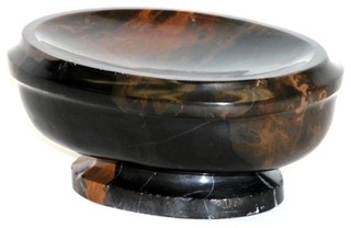 Soap Dish, Michelangelo Marble - Traditional - Soap Dishes & Holders ...