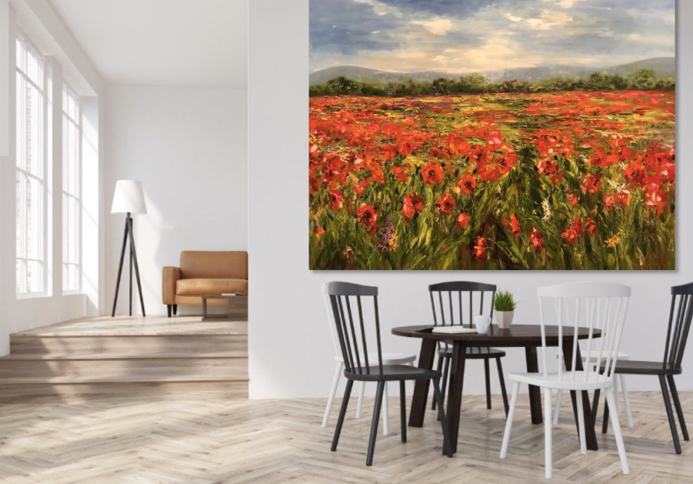 Гостиная - Дизайн интерьера - Картины художницы Дианы Маливани (5)