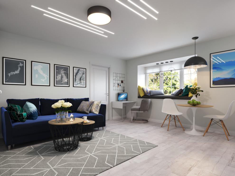 Уютная двухкомнатная квартира в скандинавском стиле