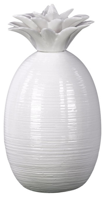 Arty Ceramic Pinele Figurine Large White Arty Ceramic Pinele Figurine Large White
