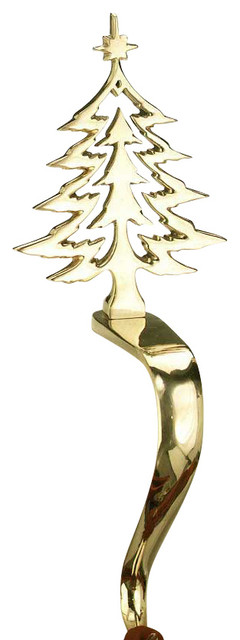 Silhouette Tree Stocking Hanger, Lacquered