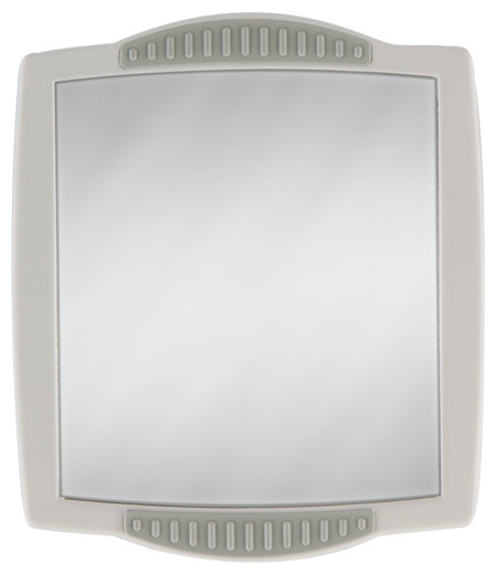 Zadro Z Fogless Shower Mirror In Gray Z300 Contemporary Makeup Zadro Z Fogless Shower Mirror In Gray