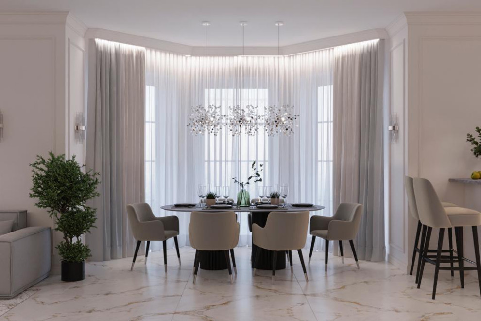 Кухня-гостиная 60 кв.м