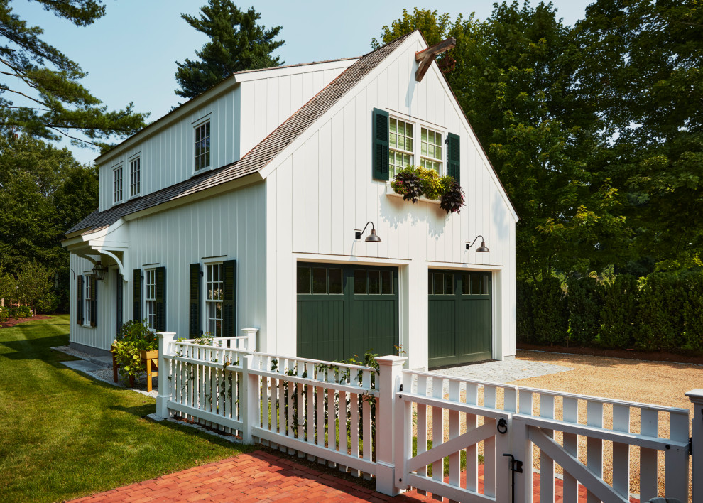 Garage - traditional garage idea in Boston