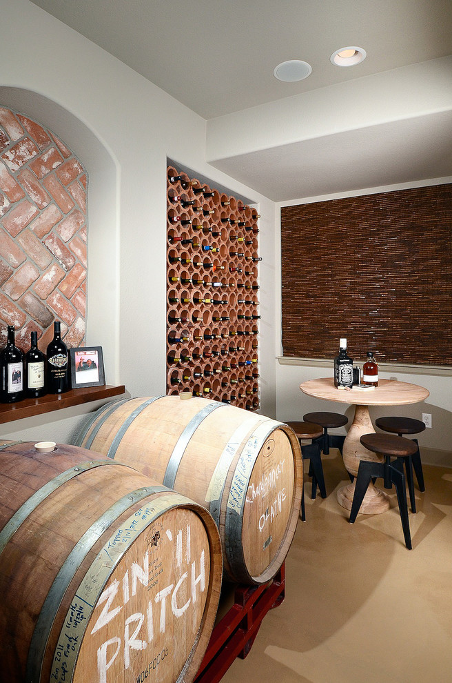 Design ideas for a traditional wine cellar in Denver.