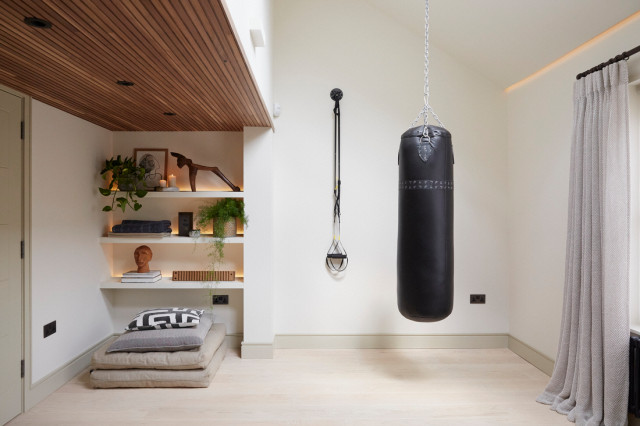 Victoria Park Extension contemporary-home-gym