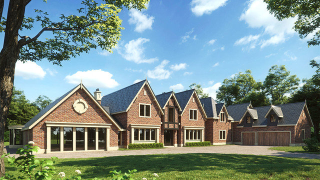 Over Spinney, Alderley Edge amerikansk-craftsman-hus-og-facade