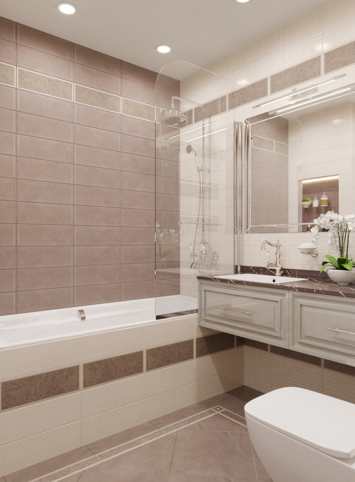 Дизайн однокомнатной квартиры в стиле современная классика