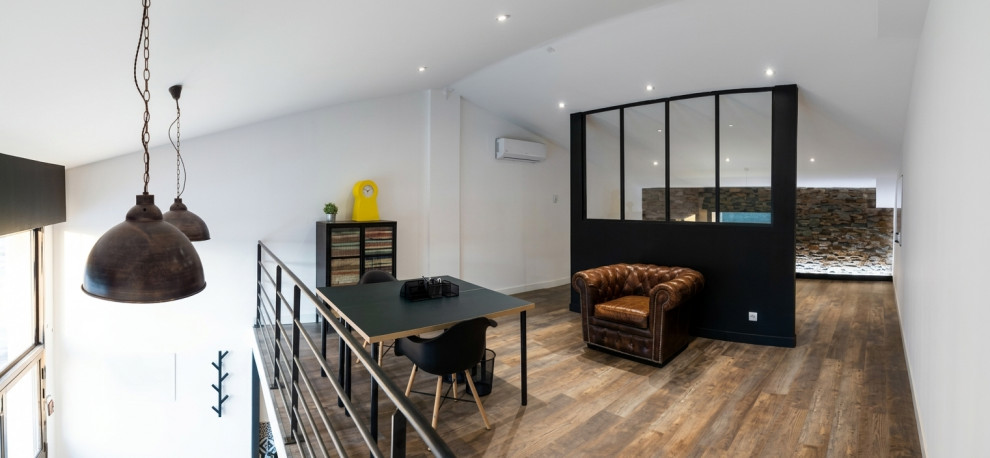 Transformation d’un garage de 65 m² en bureaux esprit loft