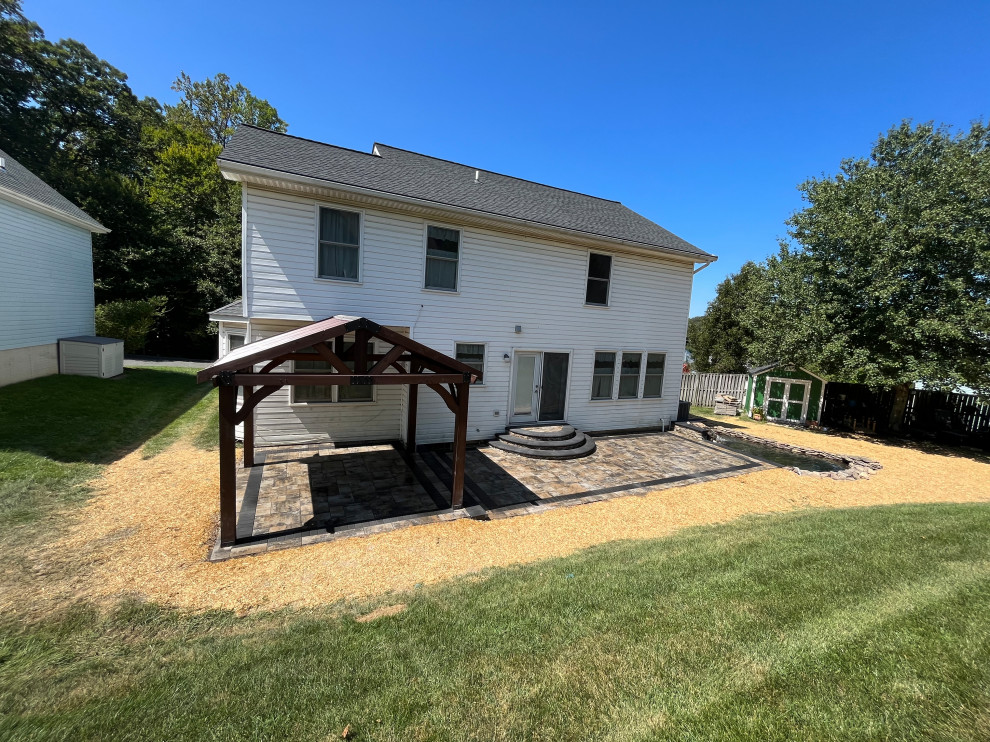 Perry Hall Patio, Pond, Pergola