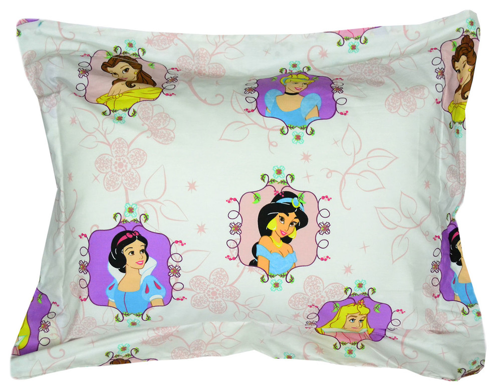 Disney Princesses Pillow Sham Princess Twist Bed Accessory