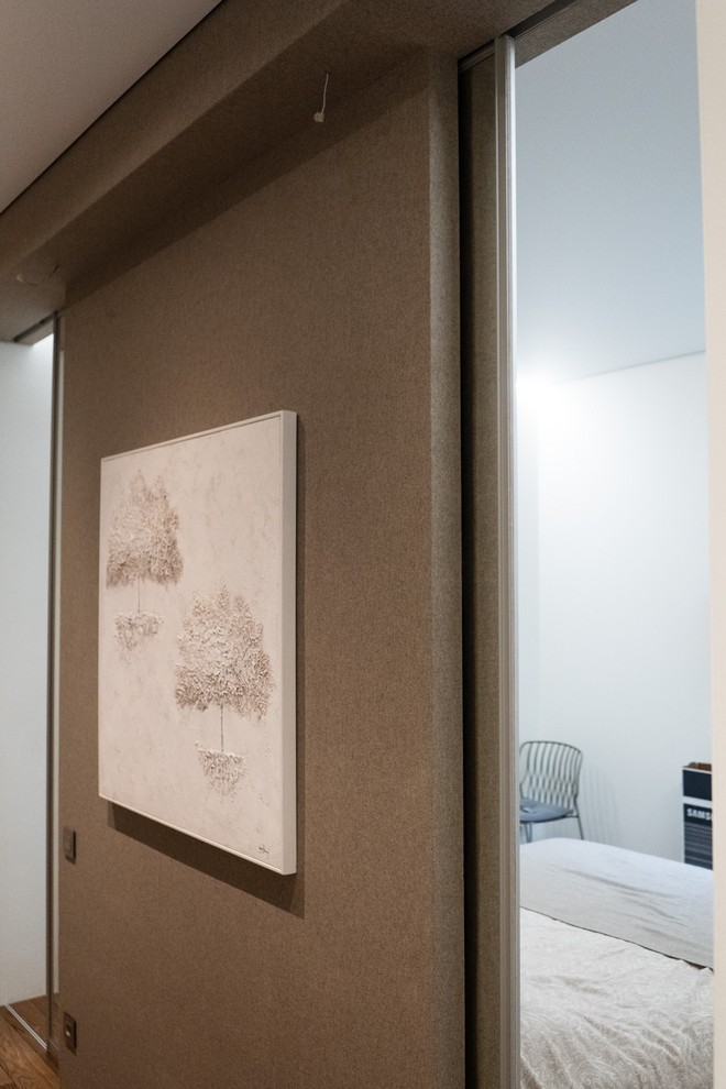 Межкомнатная раздвижная перегородка R720 raumplus в коридор