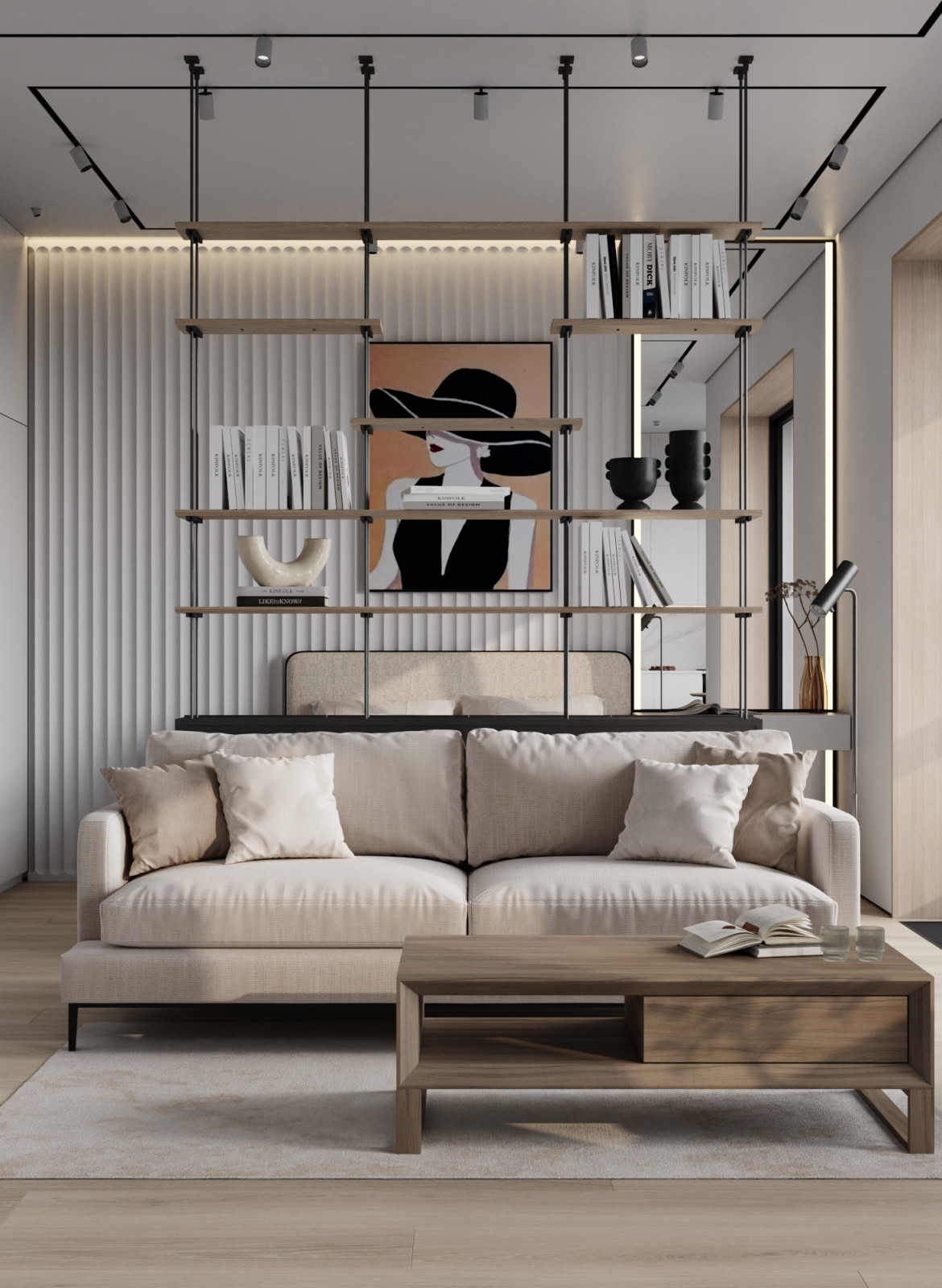 Дизайн интерьера квартиры в современном стиле в ЖК Сити Парк 2