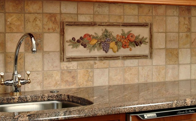 kitchen decorative mural backsplash